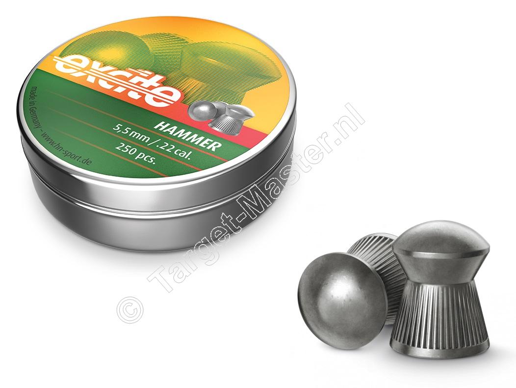 Excite Hammer 5.50mm Airgun Pellets tin of 250